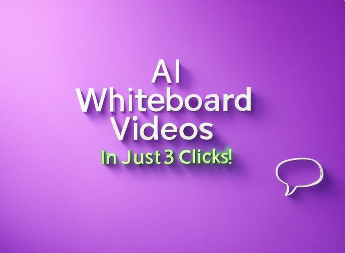 Breathtaking AI Whiteboard Animations