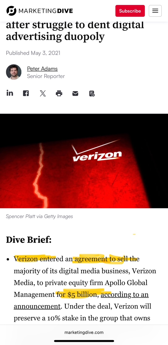 Verizon Claim 1 (961) Revenue Evidence