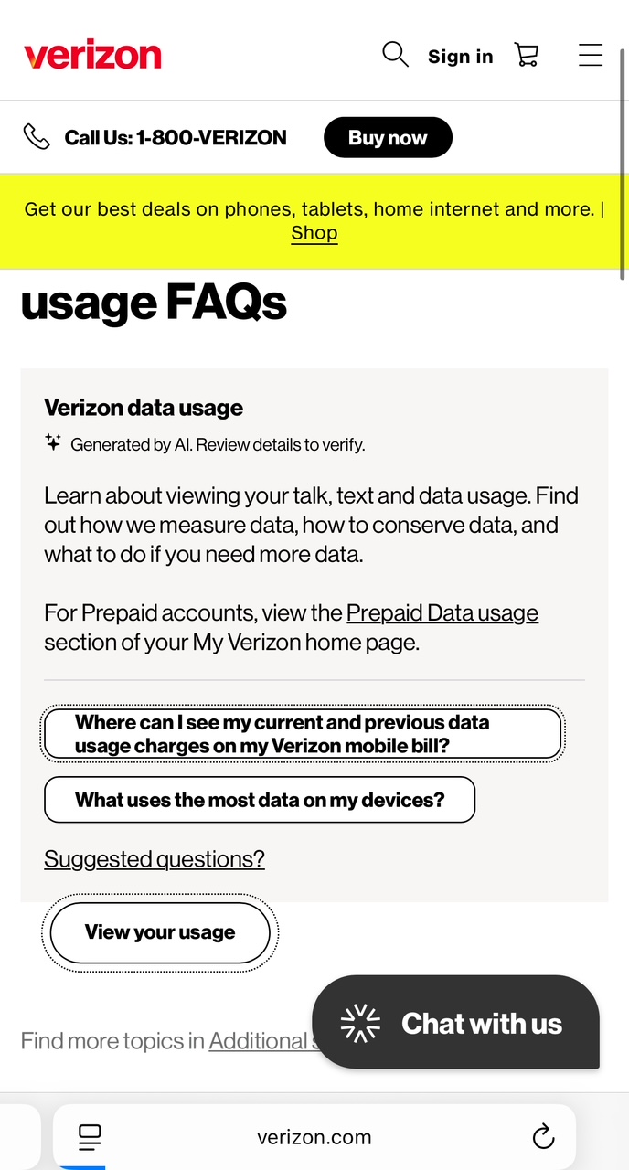 Verizon Claim 2 Revenue Evidence